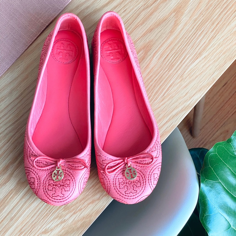 Coral Tory Burch Chelsea Flats